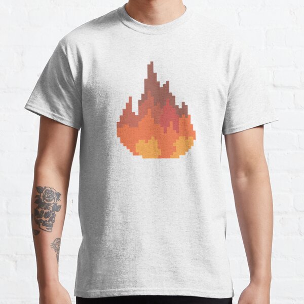 Sapnap Fire Pixel Art Classic T-Shirt RB1412 product Offical Sapnap Merch