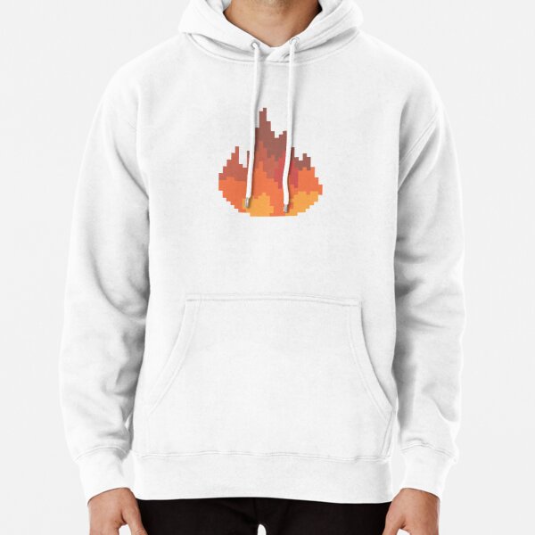 Sapnap Fire Pixel Art Pullover Hoodie RB1412 product Offical Sapnap Merch