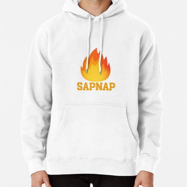 Sapnap Hoodie Fashion Pullover Casual Long Sleeve Flame Name Sweatshirt