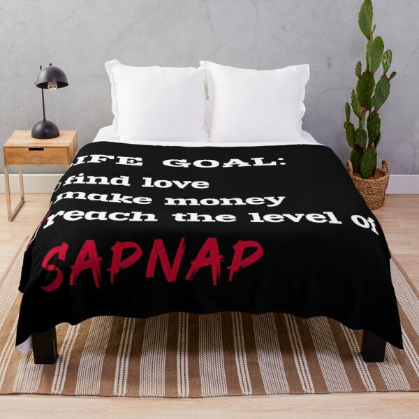 Life goal - Sapnap Throw Blanket RB1412 product Offical Sapnap Merch