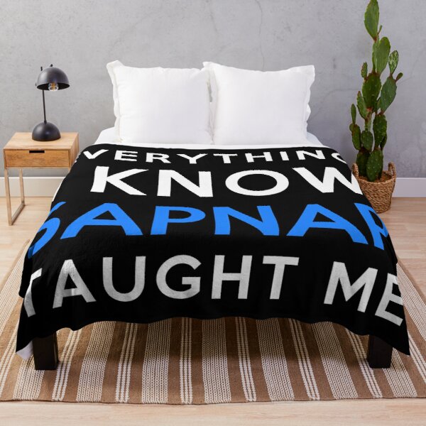 Everything i know - Sapnap Throw Blanket RB1412 product Offical Sapnap Merch