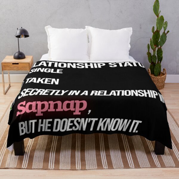 Relationship with Sapnap Throw Blanket RB1412 product Offical Sapnap Merch