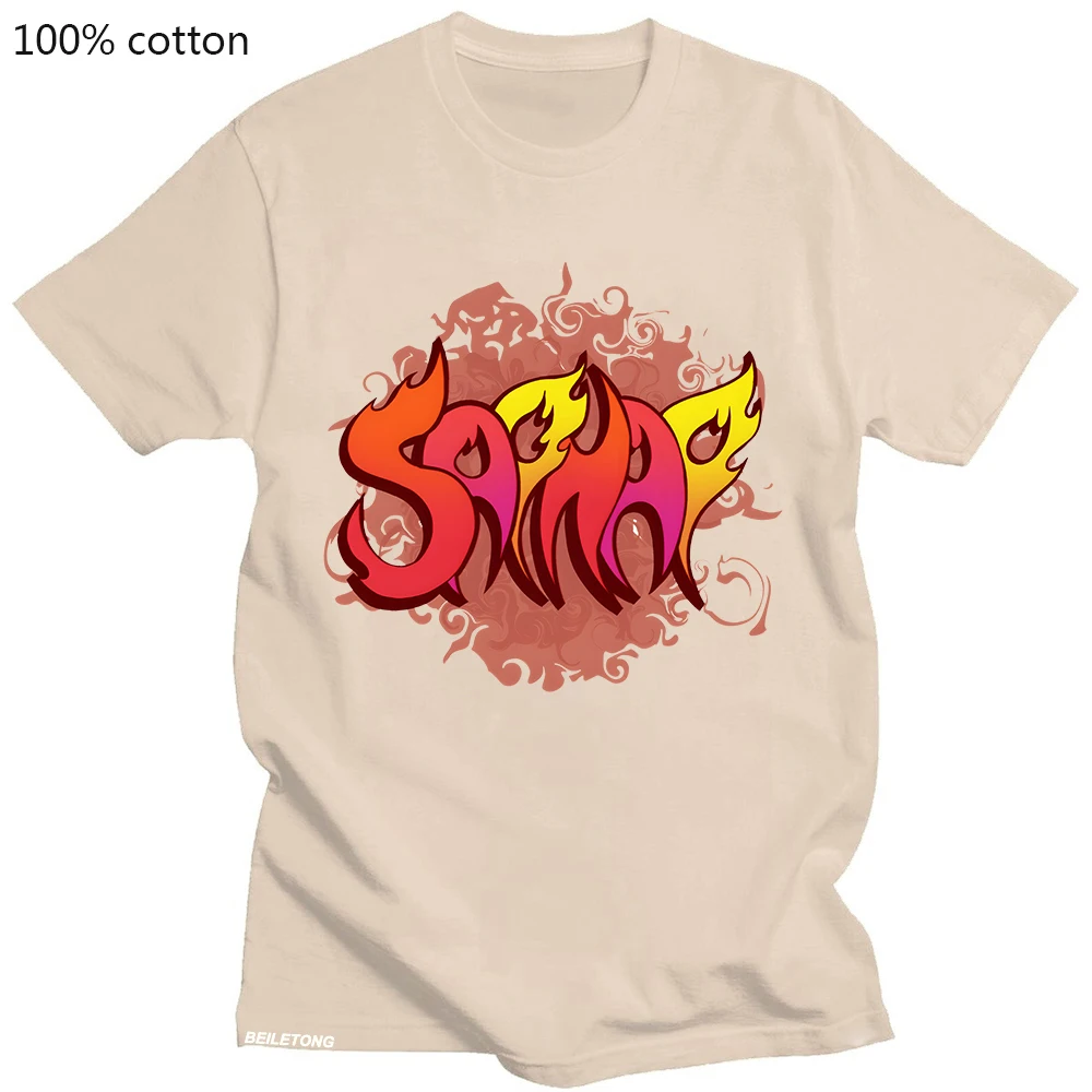 Pure Cotton SAPNAP Flame T shirt Dream SMP Team Cartoon Print Tshirt Short sleeved Summer Casual 1 - Sapnap Store
