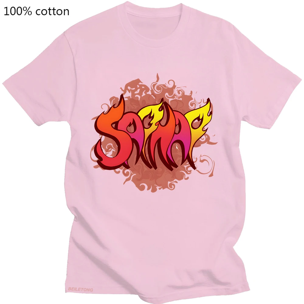 Pure Cotton SAPNAP Flame T shirt Dream SMP Team Cartoon Print Tshirt Short sleeved Summer Casual 3 - Sapnap Store