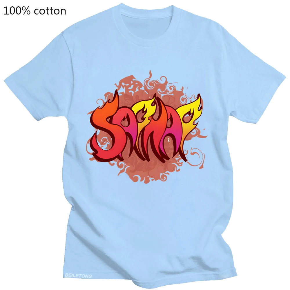 Pure Cotton SAPNAP Flame T shirt Dream SMP Team Cartoon Print Tshirt Short sleeved Summer Casual 4 - Sapnap Store
